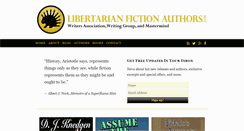 Desktop Screenshot of libertarianfictionauthors.com